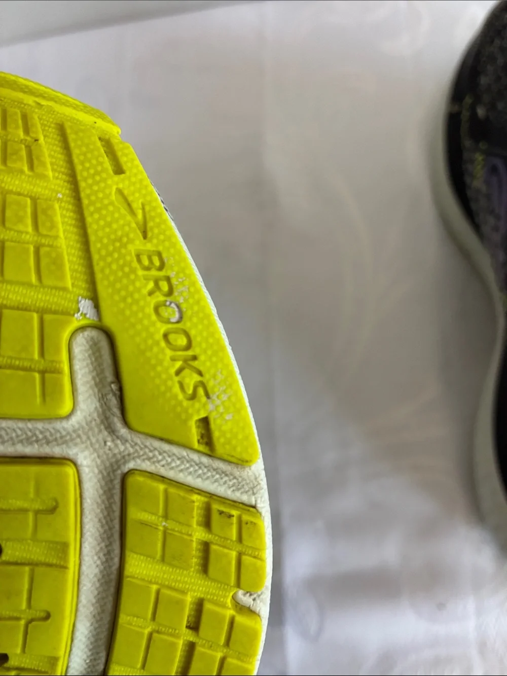 Brooks Black and Neon Yellow Women’s  Running Shoes